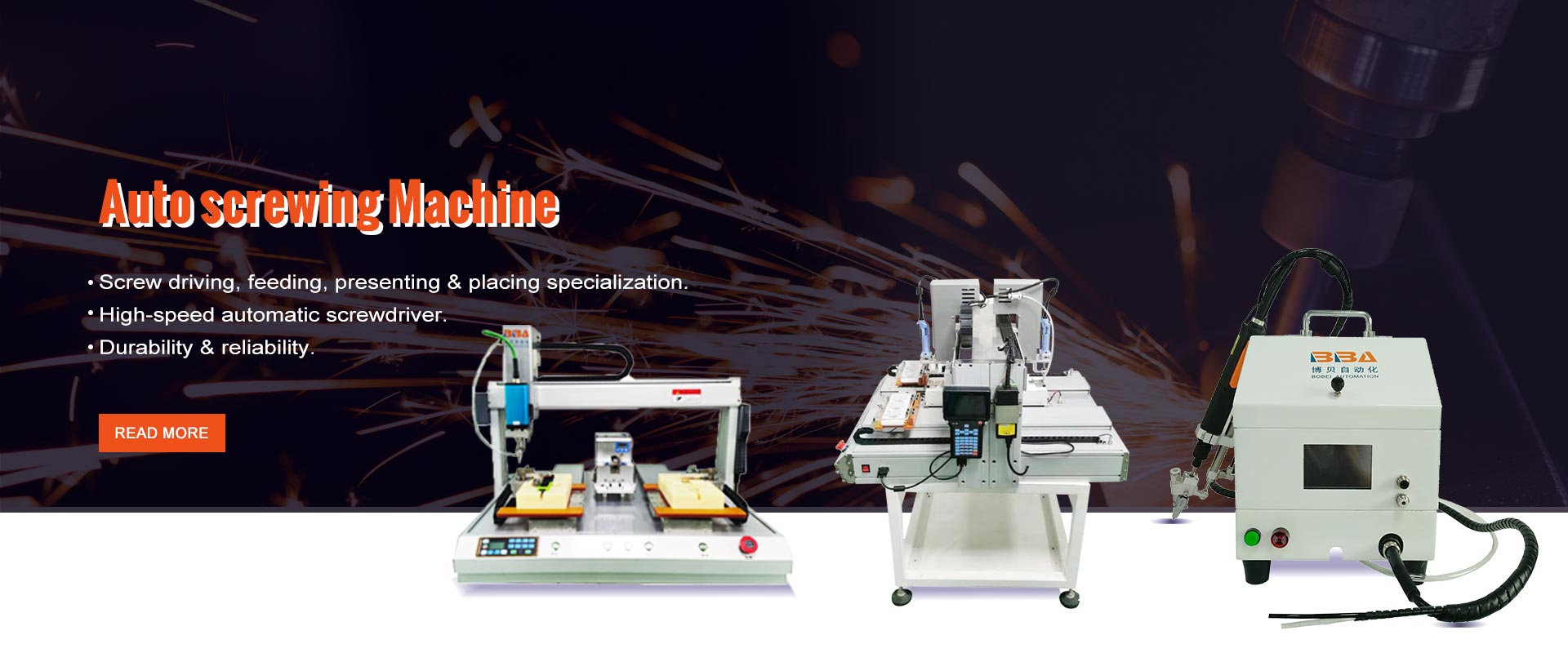 Fully automated screw dispenser machine with double screwdrivers